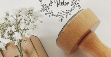 Tampon personnalisé pour mariage