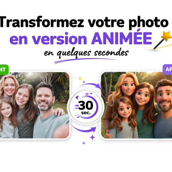 Tapis personnalisé style animation 3D Transformez votre photo en scène unique