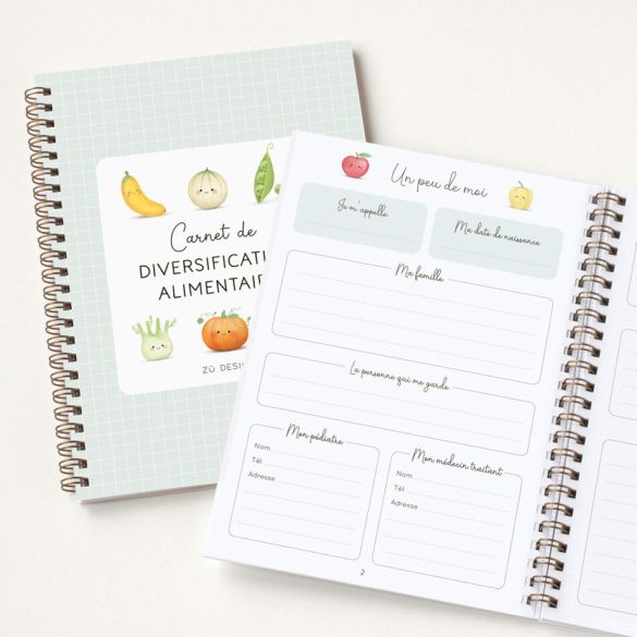 Carnet de diversification alimentaire Zü