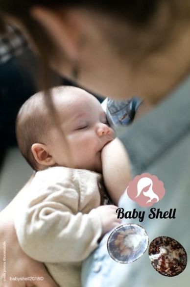 Coquillages d'allaitement en nacre Baby Shell