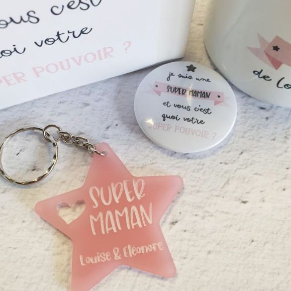 Box Super Maman personnalisé | Cadeau fête des mères