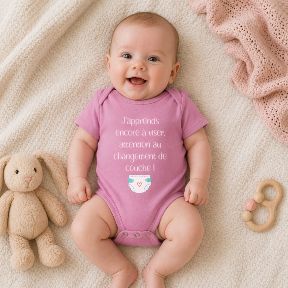 Body bébé J'apprends à viser