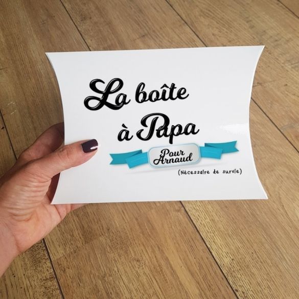 Boîte à papa remplie personnalisable