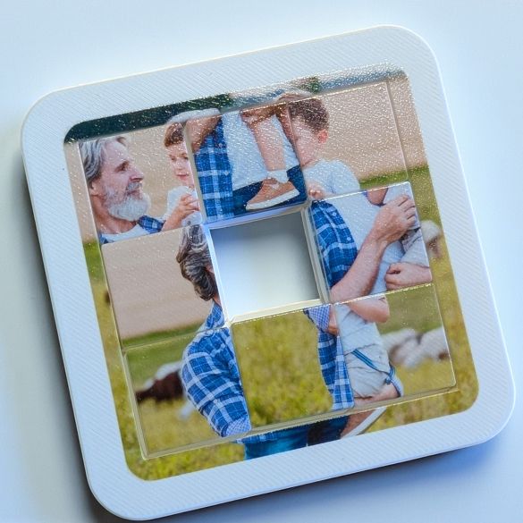 Jeu du taquin photo personnalisé - Puzzle magique avec photo