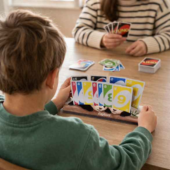 Support "Stop galère" pour cartes à jouer - Pandas