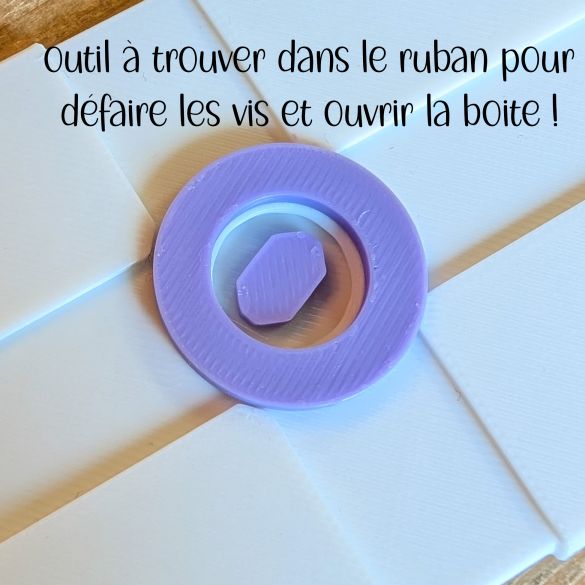 Boîte casse-tête personnalisée – Cadeau original à ouvrir