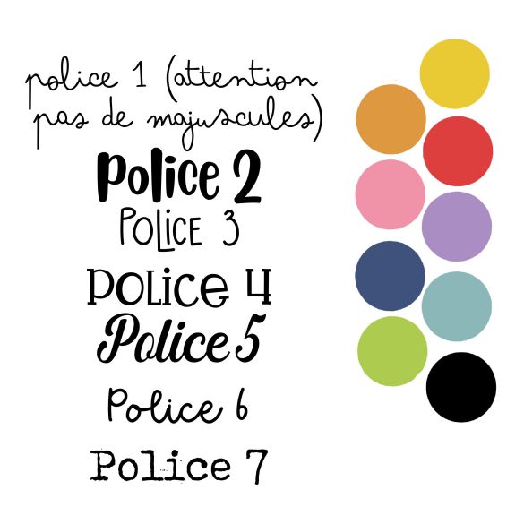 Bol personnalisable avec votre texte !