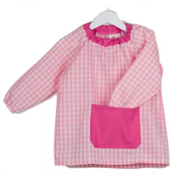 Blouse tablier écolier sans personnalisation . Couleur au choix - 3 tailles