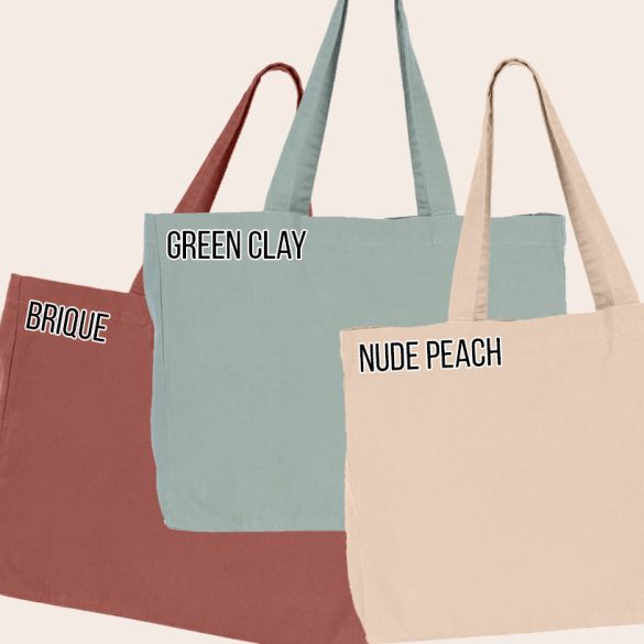 Totebag XXL en coton Léopard personnalisé
