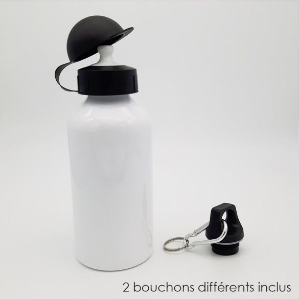 Gourde ou bouteille personnalisée pour enfant modèle Tractopelle