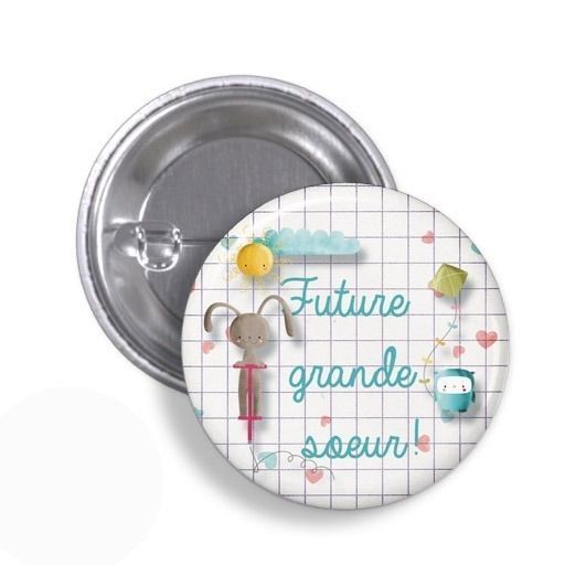 Badge Futur grand frère ou future grande soeur