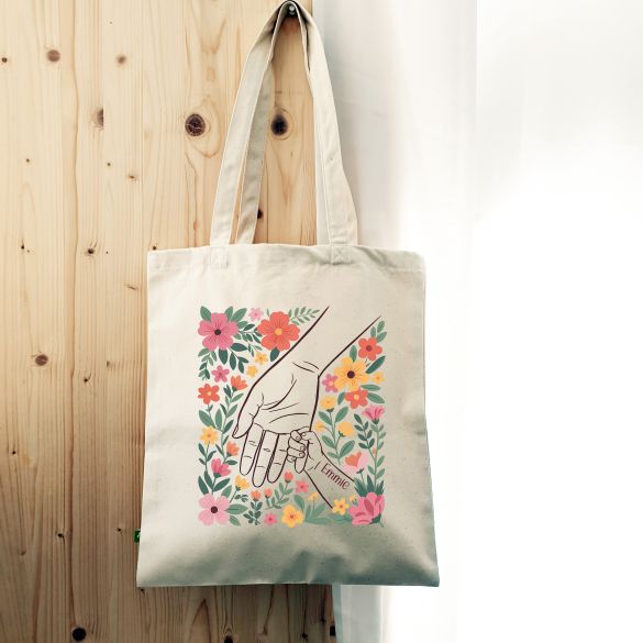 Totebag Maman personnalisé avec 1, 2 ou 3 enfants – Cadeau fête des mères