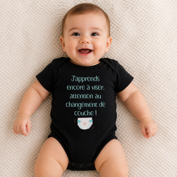 Body bébé J'apprends à viser