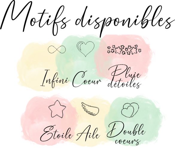Bracelet gravé et personnalisé prénoms et ailes