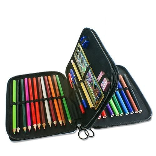 Trousse remplie crayons feutres personnalisée Pompier