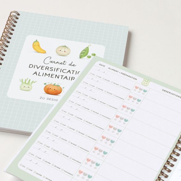 Carnet de diversification alimentaire Zü