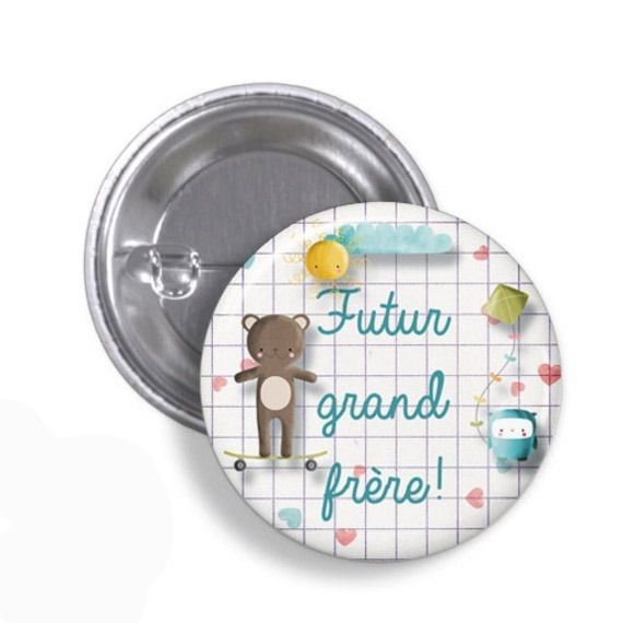 Badge Futur grand frère ou future grande soeur