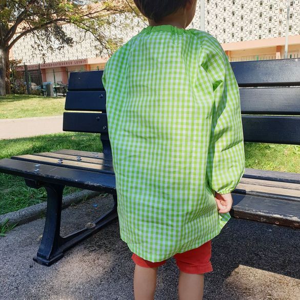 Blouse | tablier écolier personnalisé | Couleur verte