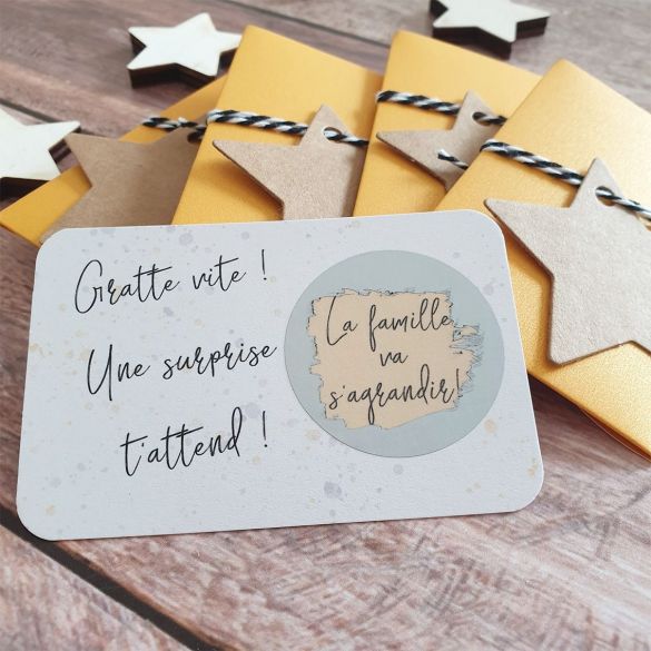 Mini pochette surprise pour annonce de grossesse !