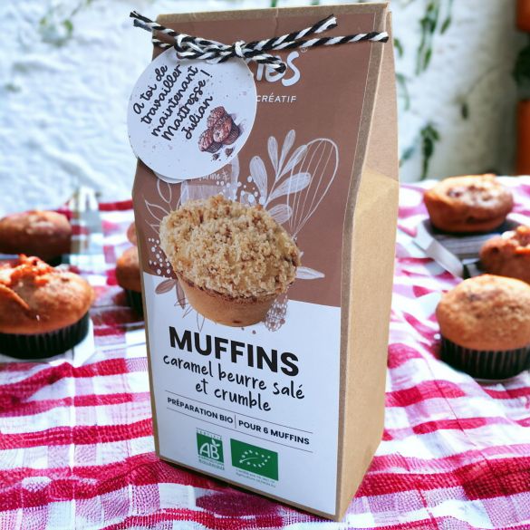 Kit Muffins Caramel beurre salé   pour Maître, Maîtresse ATSEM AVS AESH