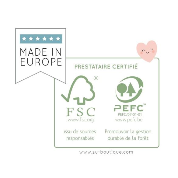 Carte double Félicitations animaux Zü