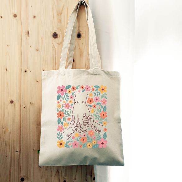 Totebag Maman personnalisé avec 1, 2 ou 3 enfants – Cadeau fête des mères