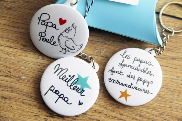 Porte-clés pour les papys ou les papas