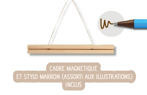 Affiche bébé personnalisée A3 – Mes 40 premières fois