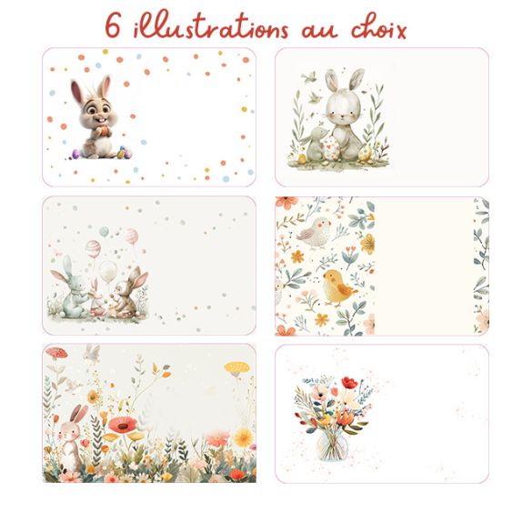 Boîte chocolats de Pâques personnalisée -Boîte à biscuits |chocolats |Thé | bonbons
