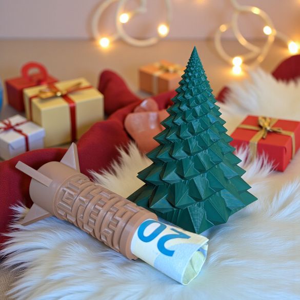 Sapin de Noël suprise -Labyrinthe Cache-Billet ou Annonce – Boîte Cadeau Secrète labyrinthe