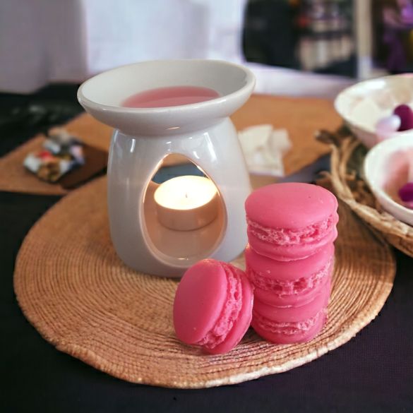 Trio de fondants macarons Fruits rouges