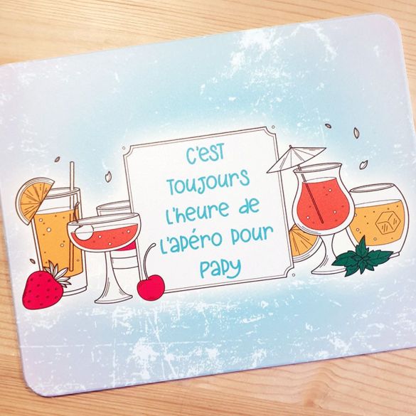 Planche apéro personnalisée avec votre texte