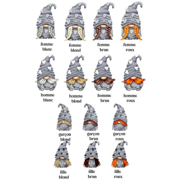 Bol personnalisable "Notre famille" Gnomes