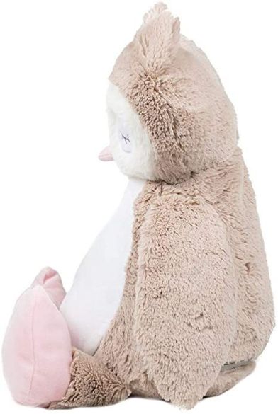 Peluche Chouette personnalisée imprimée Coeur