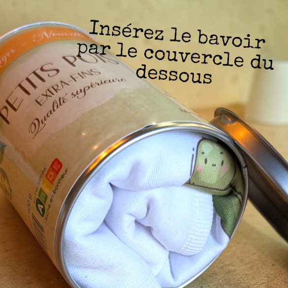 Boîte Surprise Petit Pois – Annonce Grossesse Personnalisée avec Bavoir
