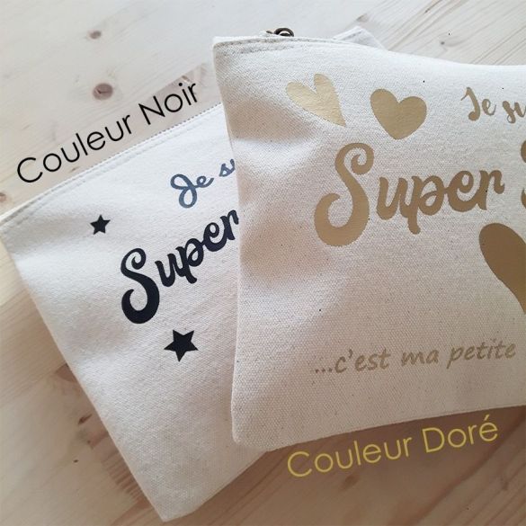 Pochette coton personnalisable pour Super Nounou