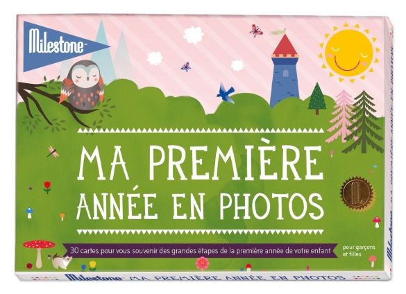 30 cartes Ma première année en photos Milestone (classique)