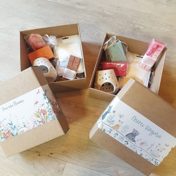 Box senteur suprise personnalisable, coffret brule parfum | Cadeau fête des mères | Cadeau fête des mamies |Cadeau nounou |Cadeau maîtresse