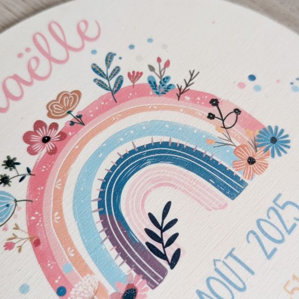 Ballon plaque de porte Rainbow