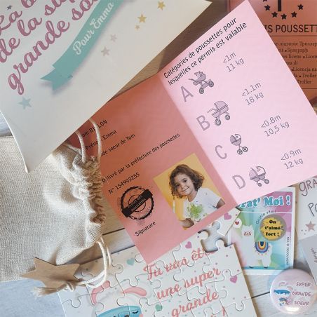Boîte à grande soeur remplie personnalisable