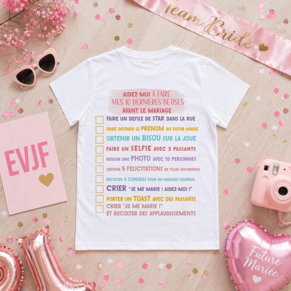 Tshirt EVJF Défis