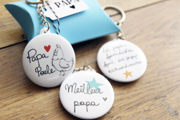 Porte-clés pour les papys ou les papas