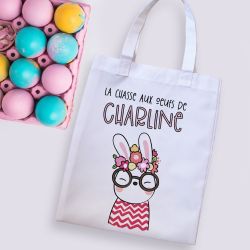 Tote bag Pâques modèle Lapine