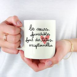 Mug Les soeurs formidables font des tatas exceptionnelles