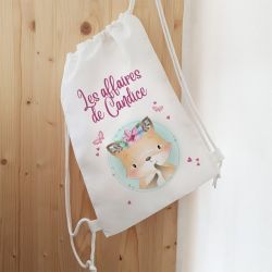 Sac de sport enfant personnalisable Renarde