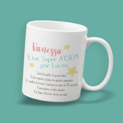 Mug personnalisable "Elue Super ATSEM"