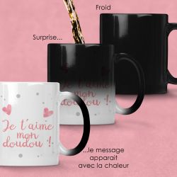 Mug magique personnalisable Amour