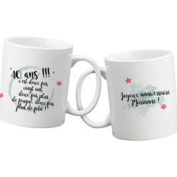 Mug personnalisable recto/verso pour anniversaire !