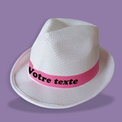 Chapeau personnalisé EVG EVJF blanc