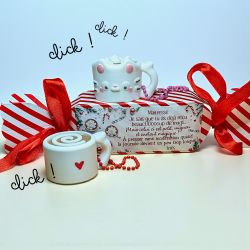 Porte-clés anti-stress « Click ! » – Cadeau original pour maîtresse, ATSEM ou AESH